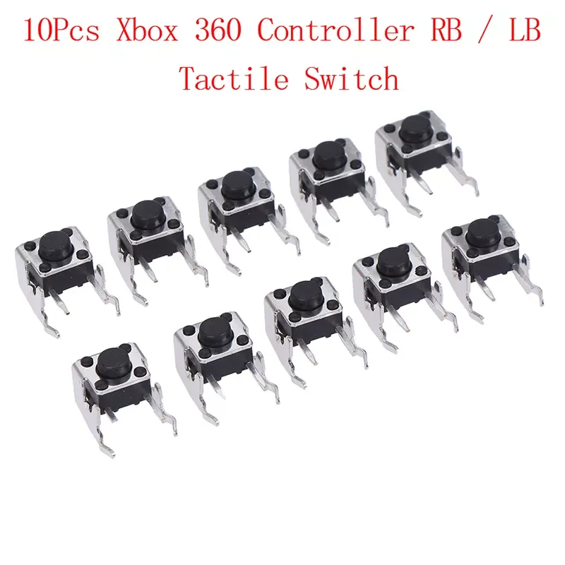 

Hot sale 10Pcs Replacement Repair Parts LB RB Switch Bumper Joystick Button for Xbox 360 Controller
