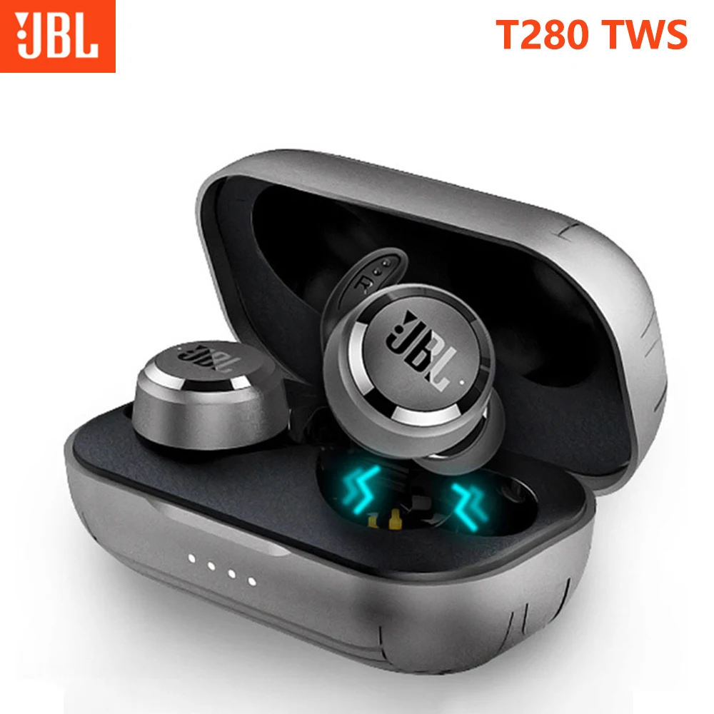 

Jbl T280 TWS Original True Wireless Earphones Noise Reduction Bluetooth Headphones Sports Music Headset JBL Bass Ipx5 Earbuds