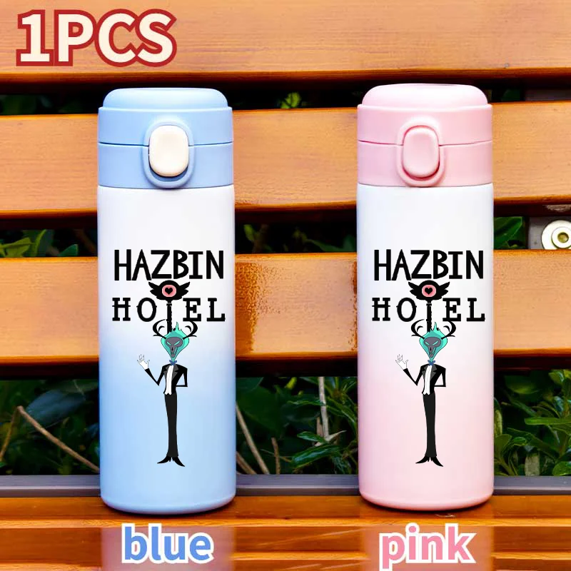 420 мл Hazbin Hotel мультфильм изолированная чашка из нержавеющей стали портативная
