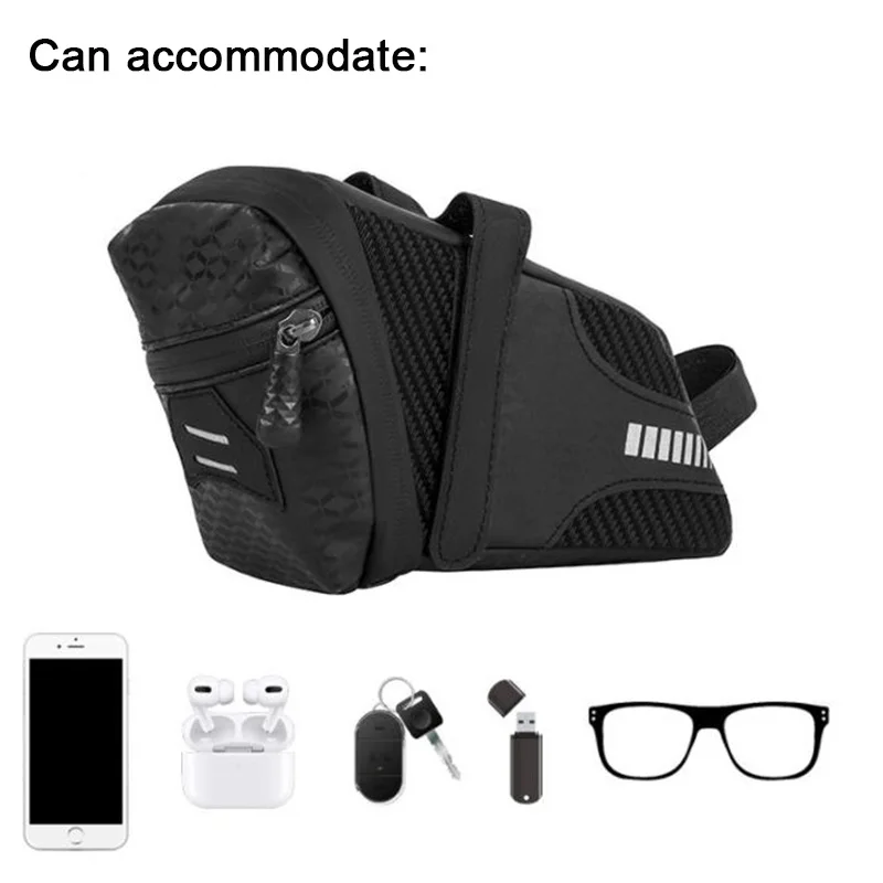 Сумки для велосипедного сиденья большая вместимость управляемый светильник BYO