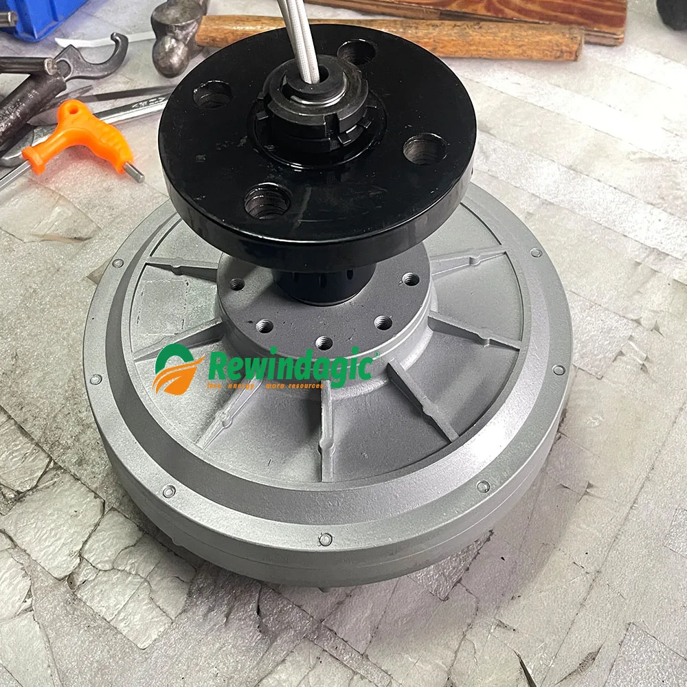 Fast Delivery Wind Generator and Turbine Low Speed 8KW 10KW 24V 48V 220V Gearless 3Phase Alternator Permanent Magnet