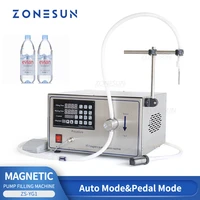 zonesun single head automatic small juice wine packaging water filler perfume liquid filling machine