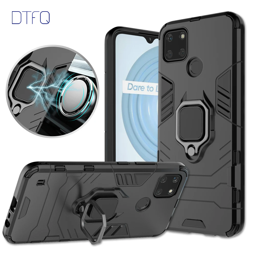 Чехол для realme C21Y гибридный чехол из поликарбоната и силикона OPPO C25Y