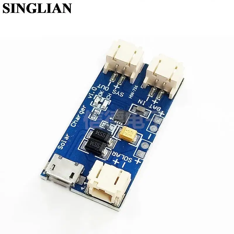 

10pcs 500MA Mini Lithium Solar Battery USB Charging Board CN3065 MINI Charging Module 4.4-6V