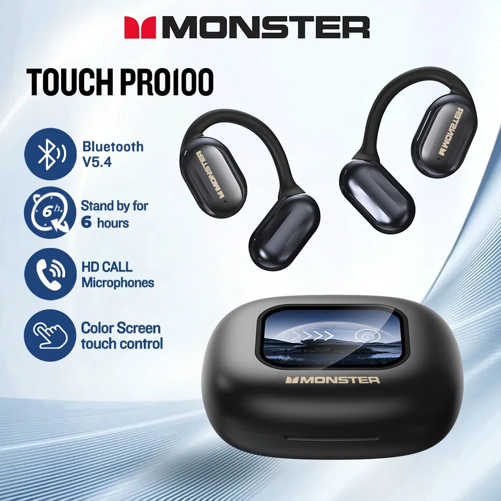 Беспроводные наушники Monster OPEN TOUCH PRO100 цвет в ассортименте