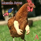 Забавные куриные мышечные ручки, подарки, куриный кулак, коготь динозавра для драки, Хэллоуин, украшение для домашних животных, птицы