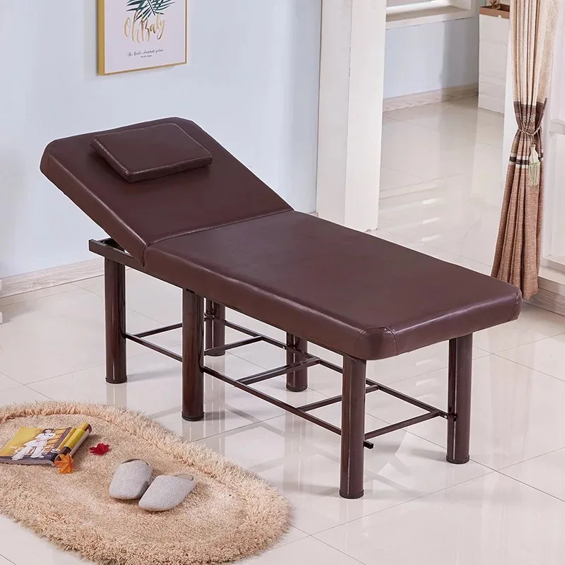 

Fashion Stable Professional SPA Massage Tables Foldable Salon Furniture PU Bed Thick Beauty Massage tattoo Table