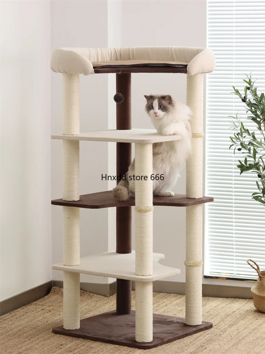 Многоярусное большое Лежачее гнездо для кошек встроенная рамка скалолазания на