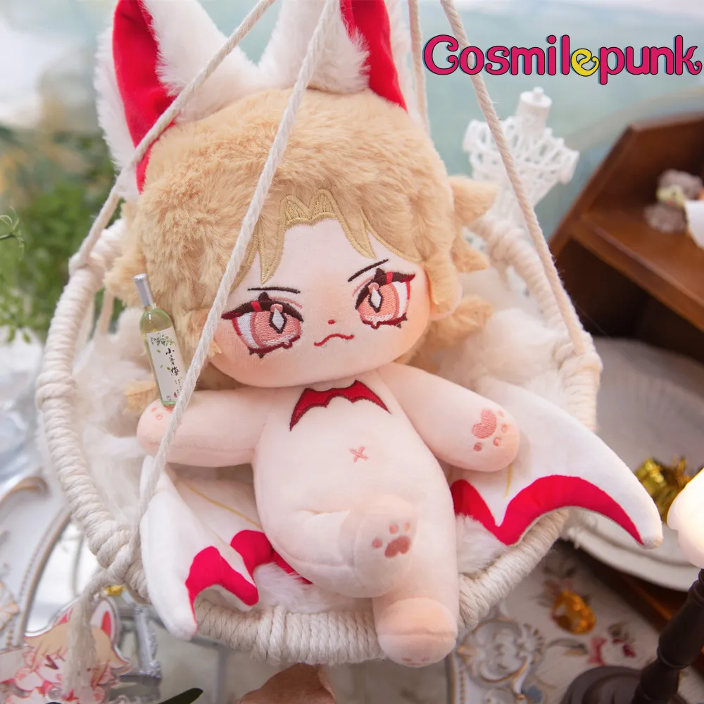

Anime Demon Devil Wing Monster Ear Bat Plush 20cm Doll Toy Body Cute Props Cosplay Kpop Gift TGCF