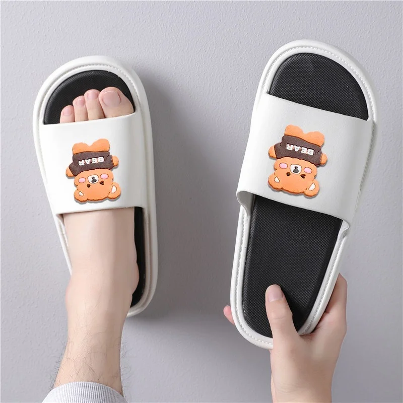 

Slippers men's bath non-slip bathroom couples women's trends slippers men shoes man house slippers mens slippers Household