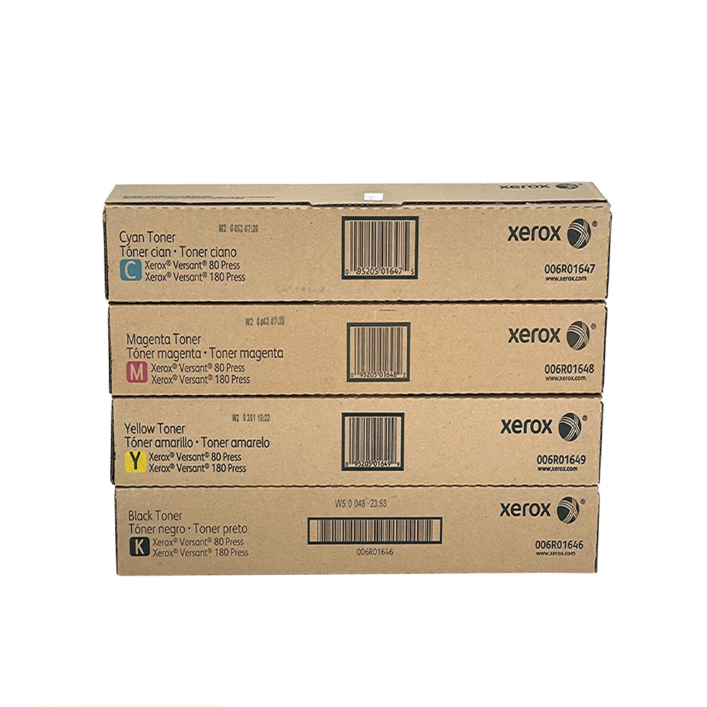 Original US Version 006R01646 006R01647 006R01648 006R01649 Toner Cartridge for Xerox V80 V180 Versant 80 180 Press in Europe