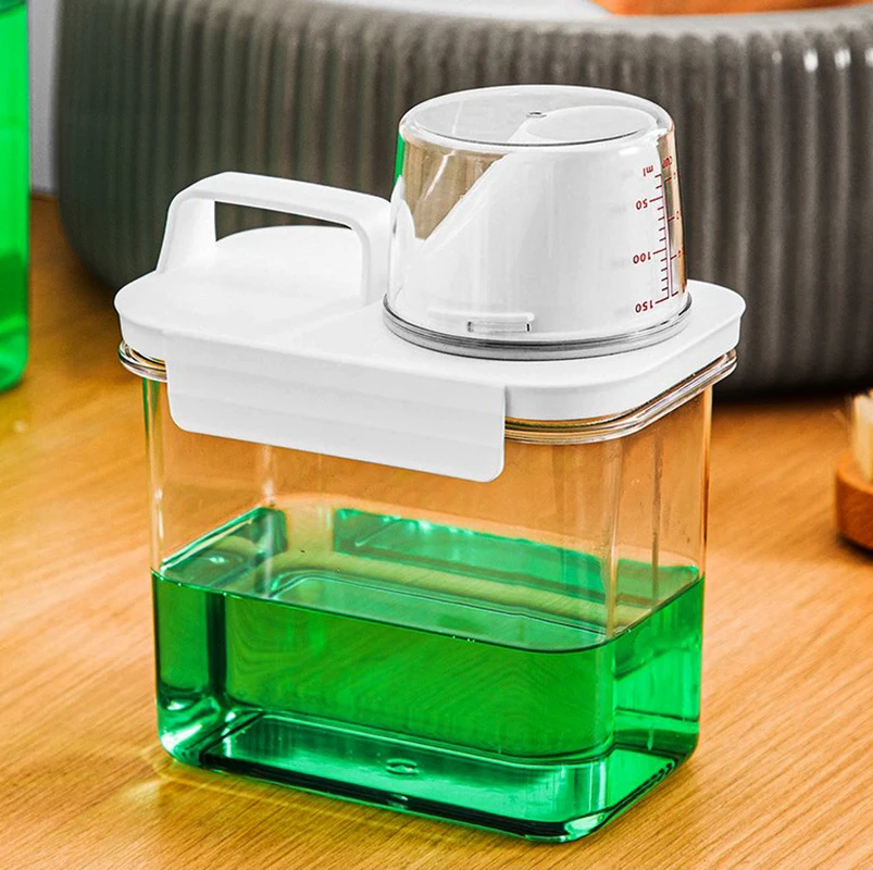 2300 мл герметичный контейнер для хранения стирального порошка с крышками зерна