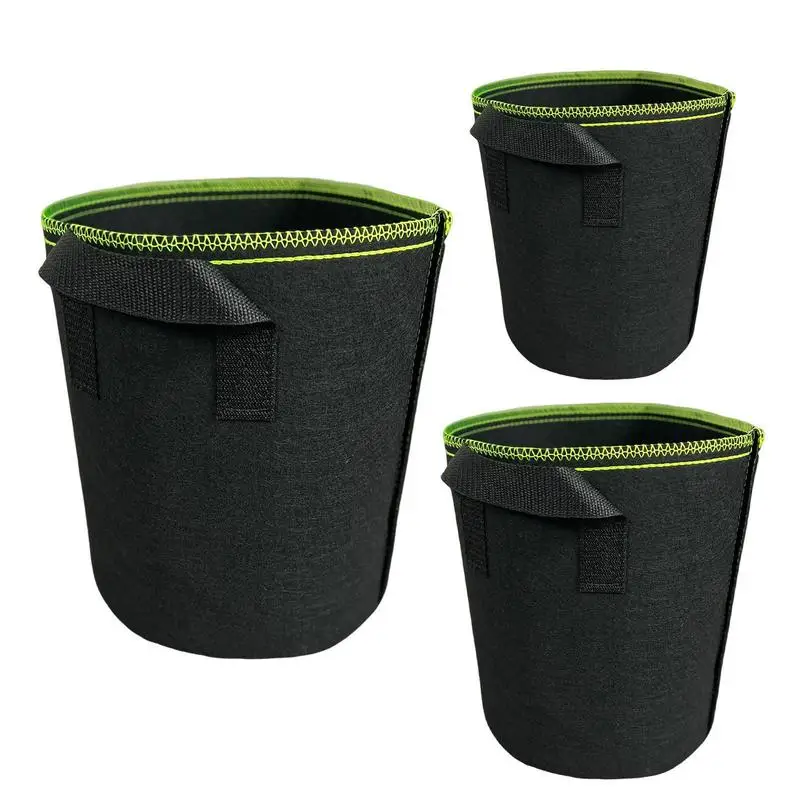 

Plant Grow Bags Grow Bags Felt Plant Grow Pot Potato Tomato Planting Bag With Side Seam For Yard Garden And Heavy Plant Pots