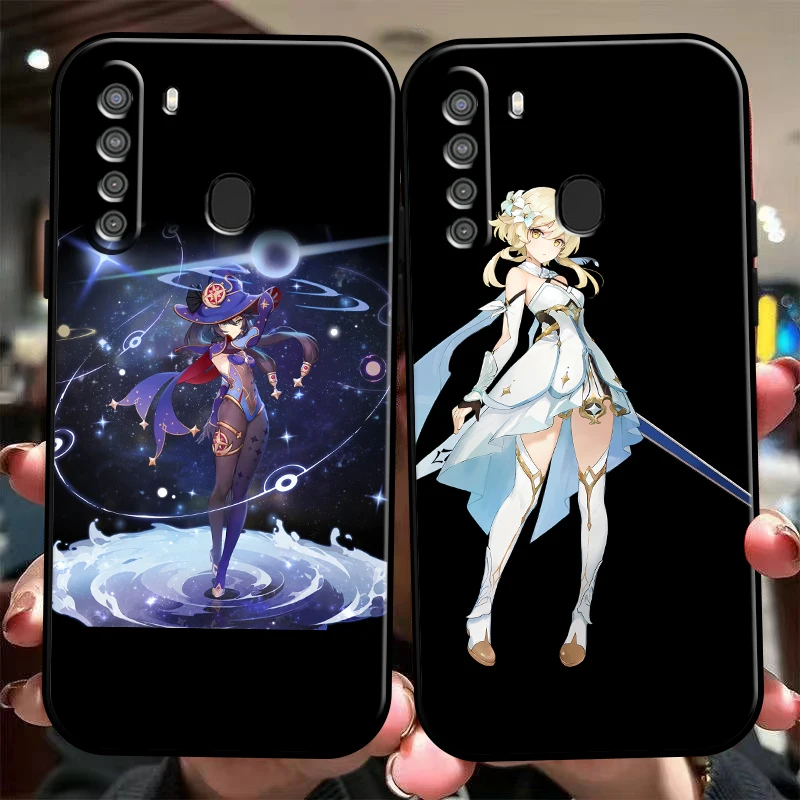 

Genshin Impact Project Game Phone Case For Samsung Galaxy S8 S8 PLus S9 S9 Plus S10 S10E S10 Lite 5G Plus Back Soft Carcasa