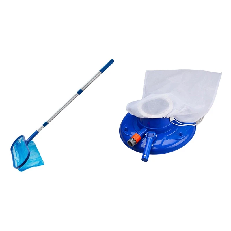 

1 шт. скиммер для бассейна с регулируемым телескопическим полюсом и 1 шт. инструменты для чистки
