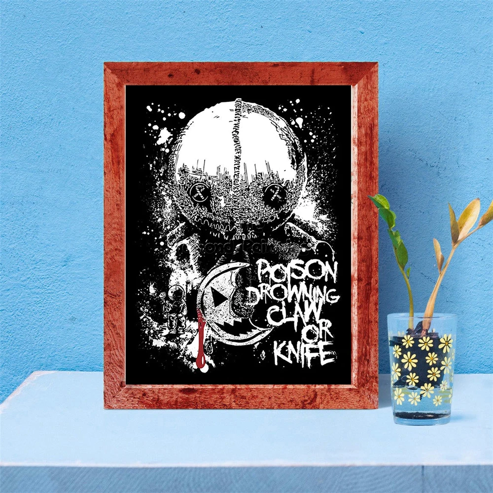 Алмазная живопись AB коллекция фильмов ужасов призрак кукла наклейка на стену