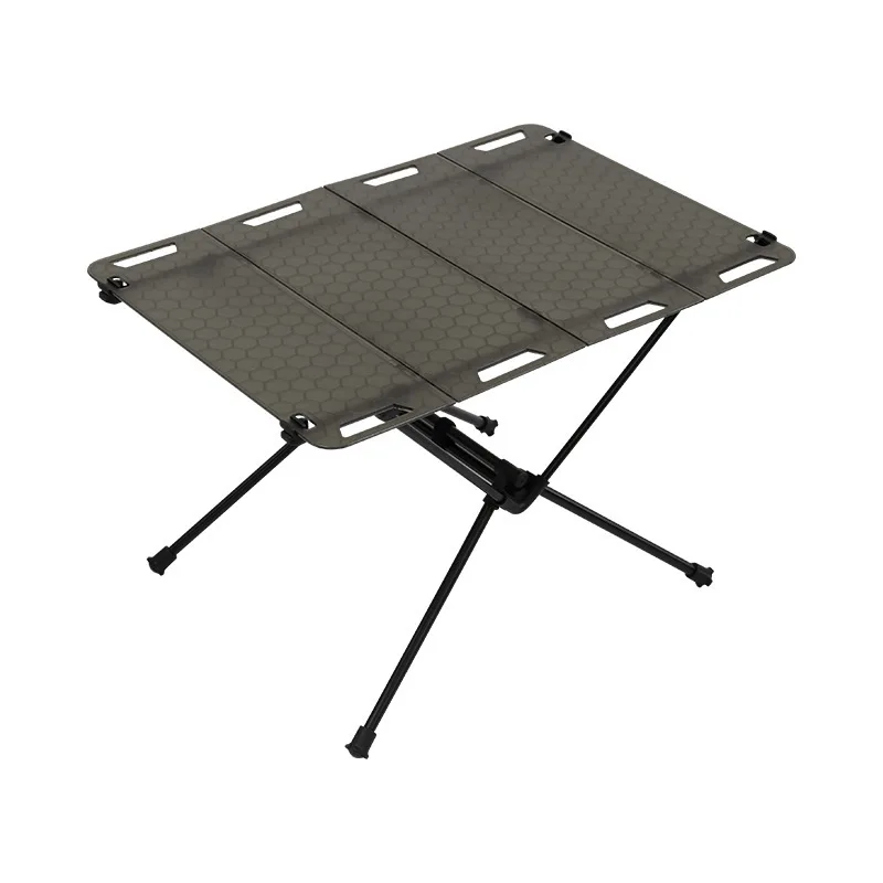 

Outdoor Multifunctional Folding Table Aluminum Alloy Portable Picnic Table Camping Barbecue Lightweight Tactical Table Travel