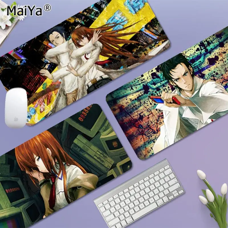 

Steins Gate анимация для офиса студентов игровой утолщенный большой коврик для письма Нескользящая подушка коврик для мыши коврики для письменн...