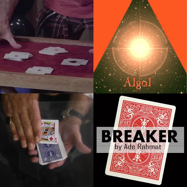

4AMessy 4 Aces от Мюррей пивчака, альгол от Уильяма Патрика, за зеркалом от Жана-Пьера, Разрушитель от Ade Rahmat magic