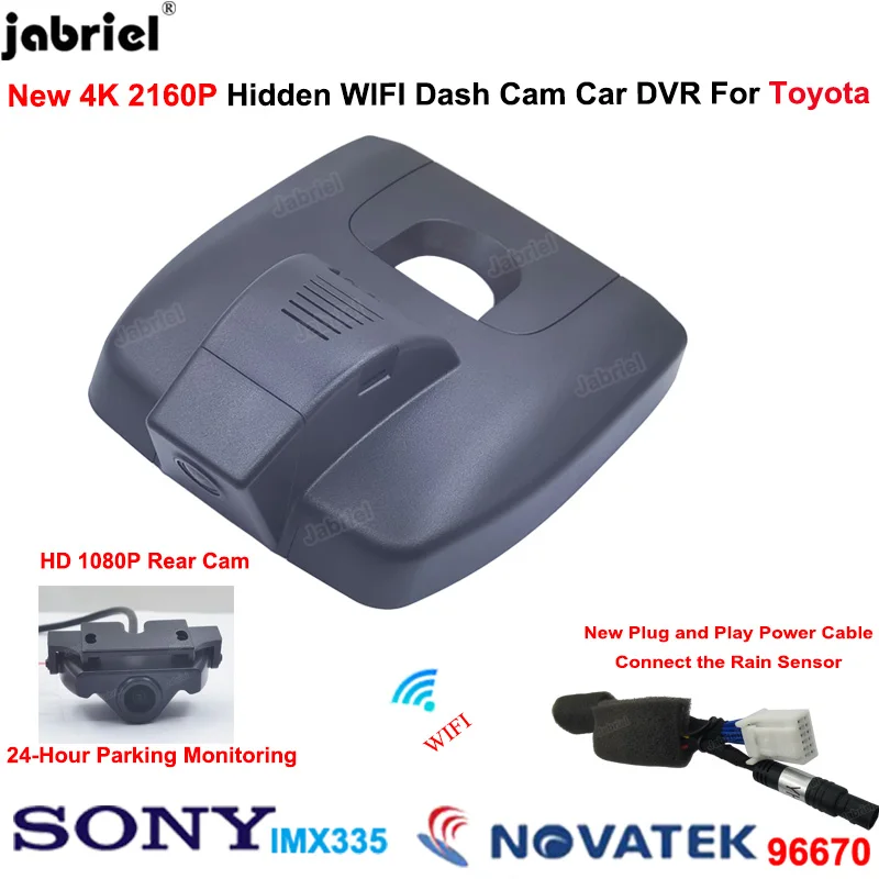 	4K Wifi Car Dvr Dash Cam Camer	