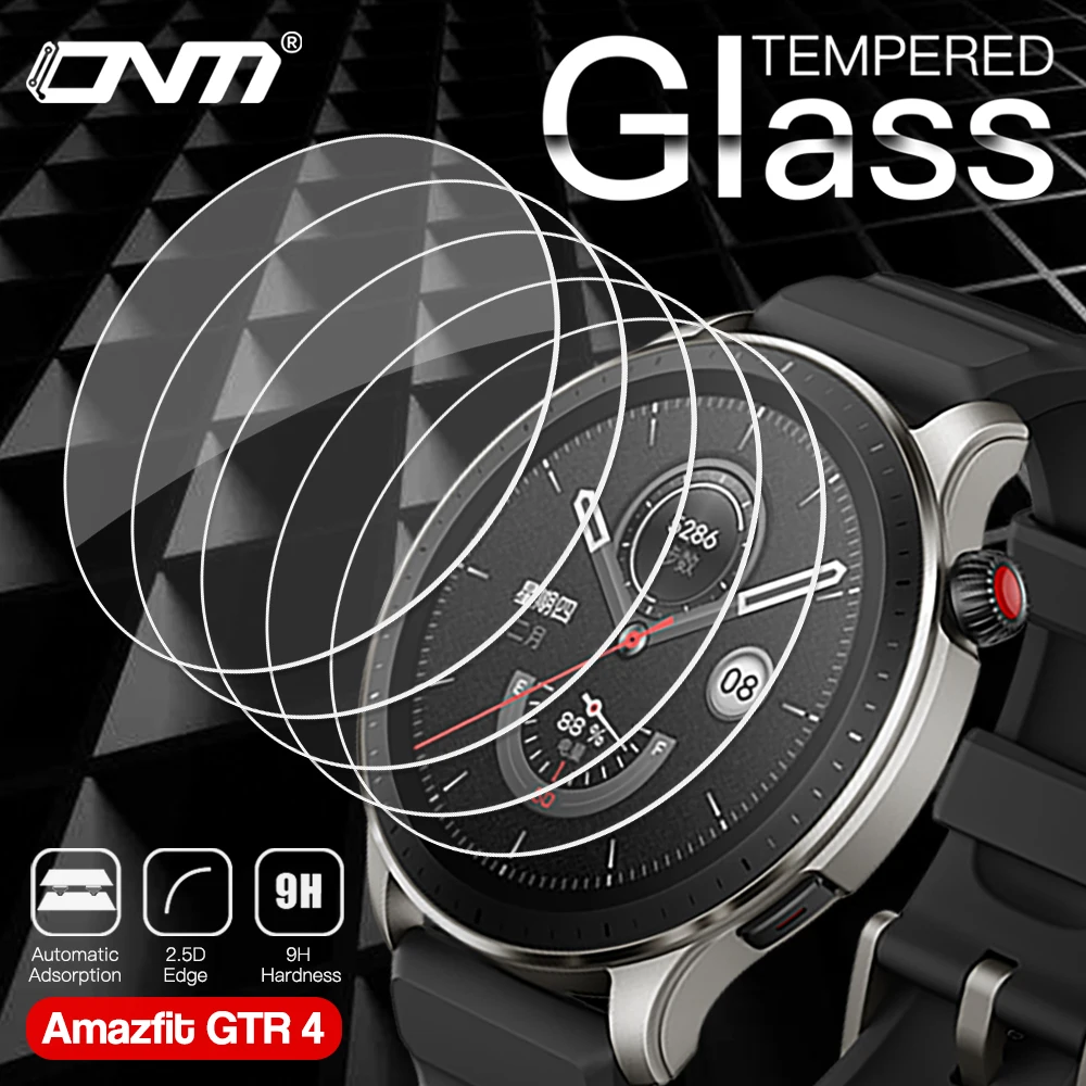 Pellicola Salvaschermo In Vetro Temperato Per Amazfit Gtr 4 Hd Pellicola Protettiva In Vetro Antigraffio Per Accessori Smart Watch Amazfit Gtr4