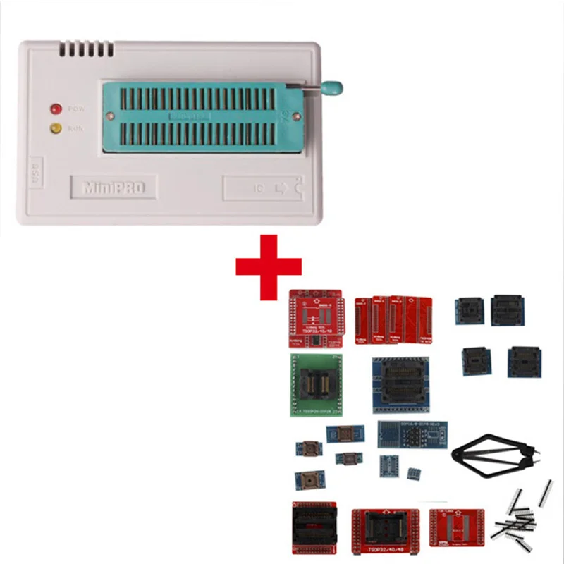 

Супер Мини программатор Pro TL866A EEPROM с полным набором, 21 шт. адаптеров розетки