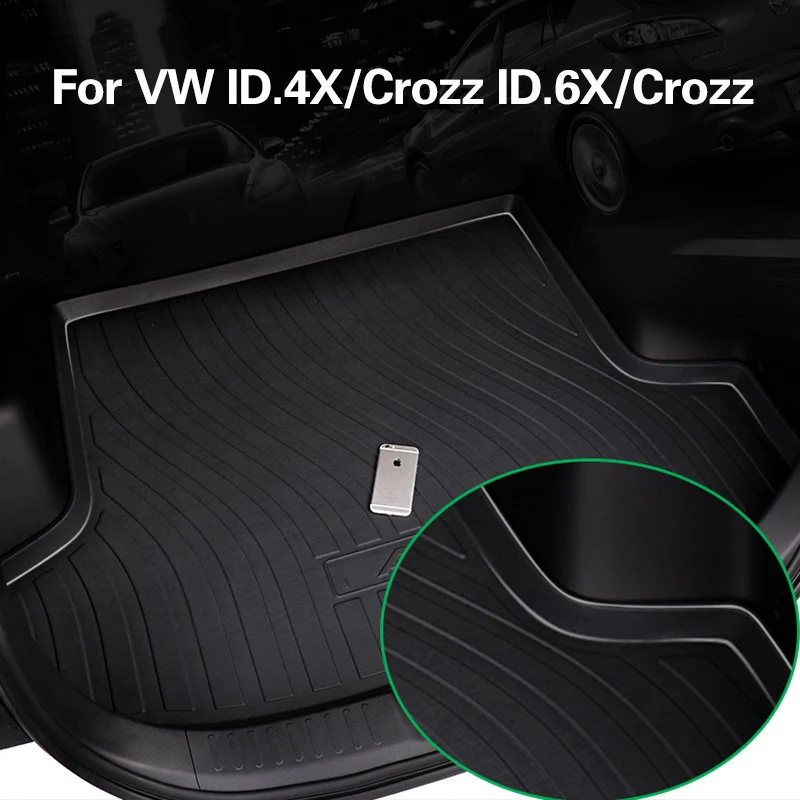 Коврик для багажника автомобиля VW ID4X ID.4 Crozz ID6X ID.6 2021 TPE |