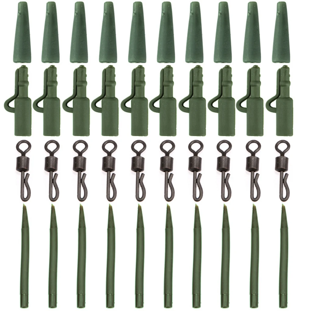 

40pcs Carp Fish Accessories Carps Rig Reusable Fishing Tackle Outdoor