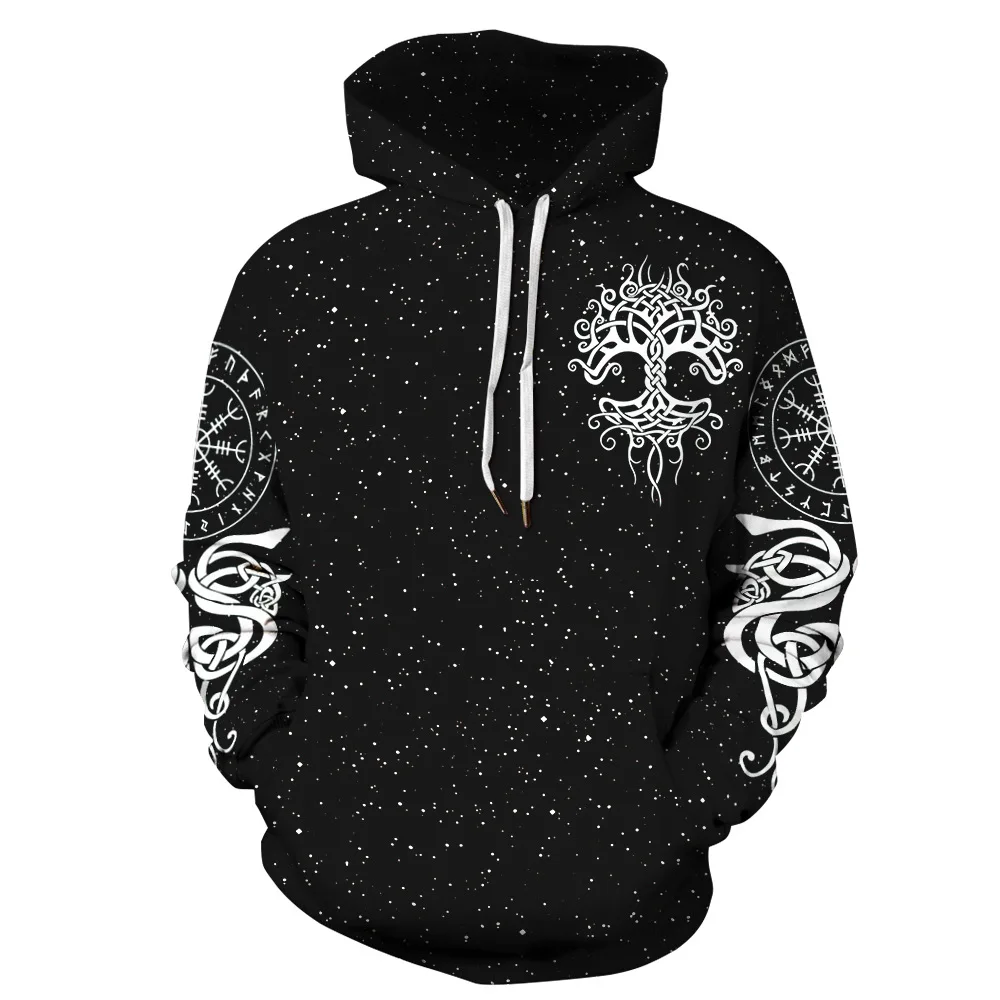 

NIggeey 2023 New 3D Hoodie 3D Digital Printeded Long Sleeve Hooded Pullover Sweatshirt Casual Loose Outer Pullover Hip Hop Jack