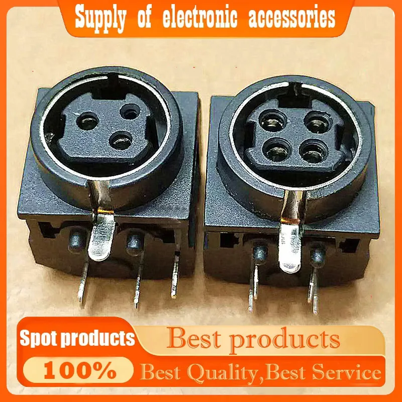 DIN3 core/4p, горизонтальная розетка, терминал питания MPC, клемма PS2, полностью пластиковый разъем, 3/4 ядра