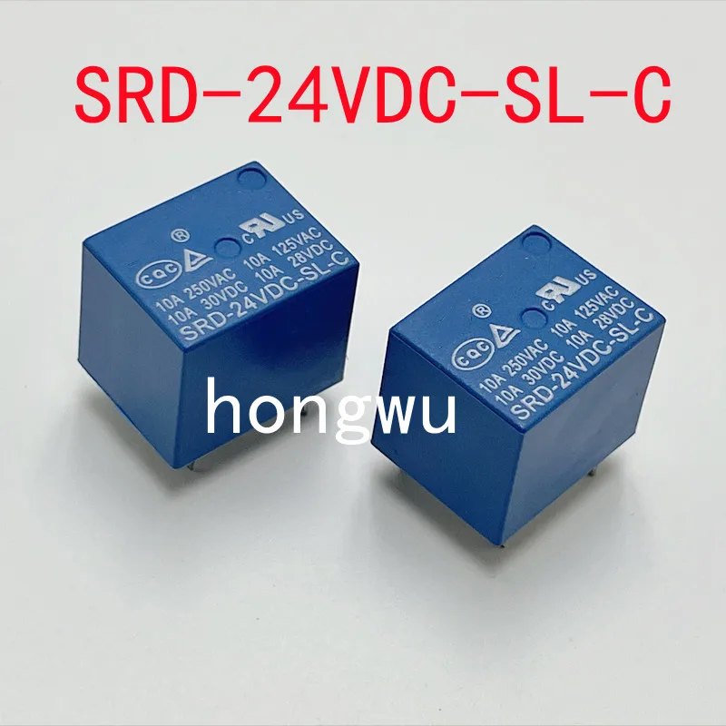 100% оригинальное новое 10 шт. Φ реле 24 В постоянного тока 10 А 5 контактов