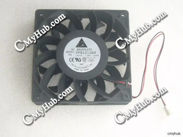 Для Delta FFB1212SH S79V DC12V 1.24A 2pin 120 мм 12 см 120x120x25 инверторный охлаждающий вентилятор