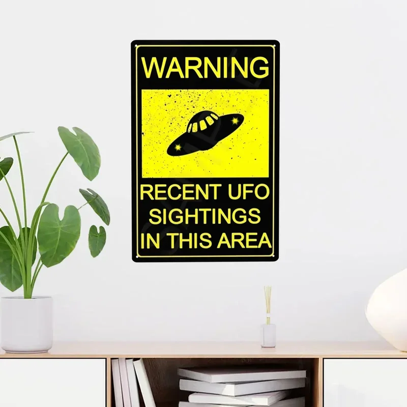 1 шт. металлический знак лузер НЛО в стиле ретро жестяной винтажный Настенный