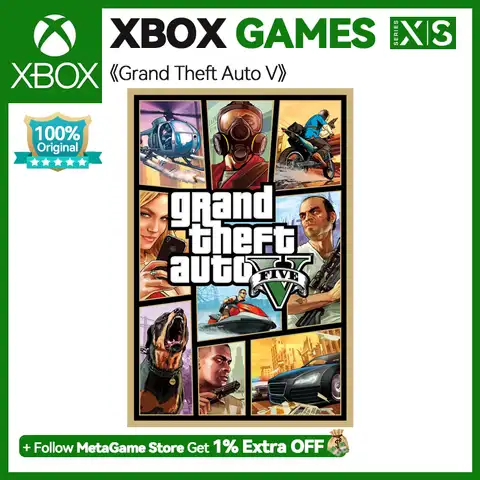 XBOX Games Grand Theft Auto V, жанр, экшн-приключения для Xbox серии X, Xbox серии S, Xbox One