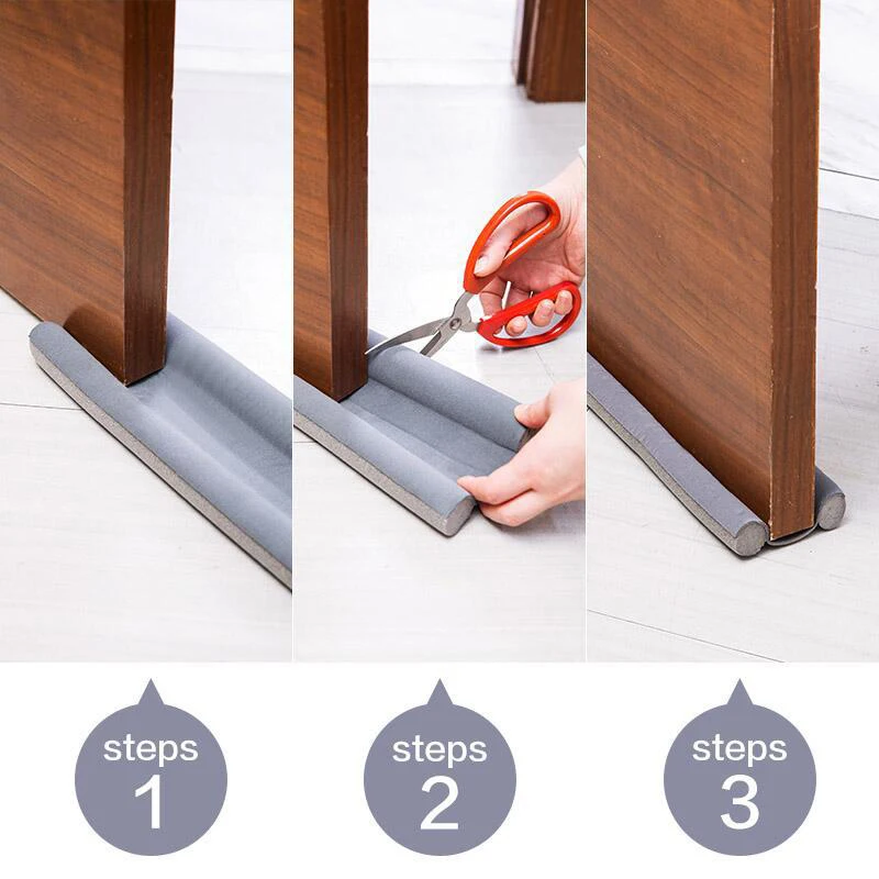 

flexible door Bottom sealing strip Guard Wind Dust Threshold Seals Draft Stopper