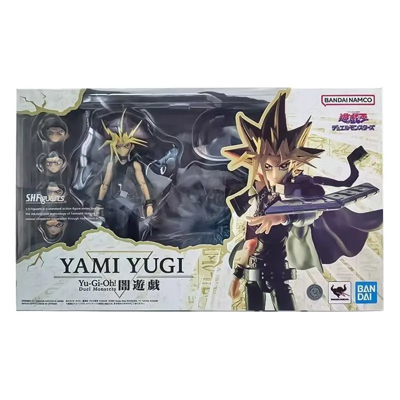 Фото Bandai в наличии: S.H.Figuarts Оригинальный аниме-персонаж Ями Юги из Yu-Gi-Oh! Фигурки Duel Monsters: коллекционные модели из ПВХ, подарок DT №2