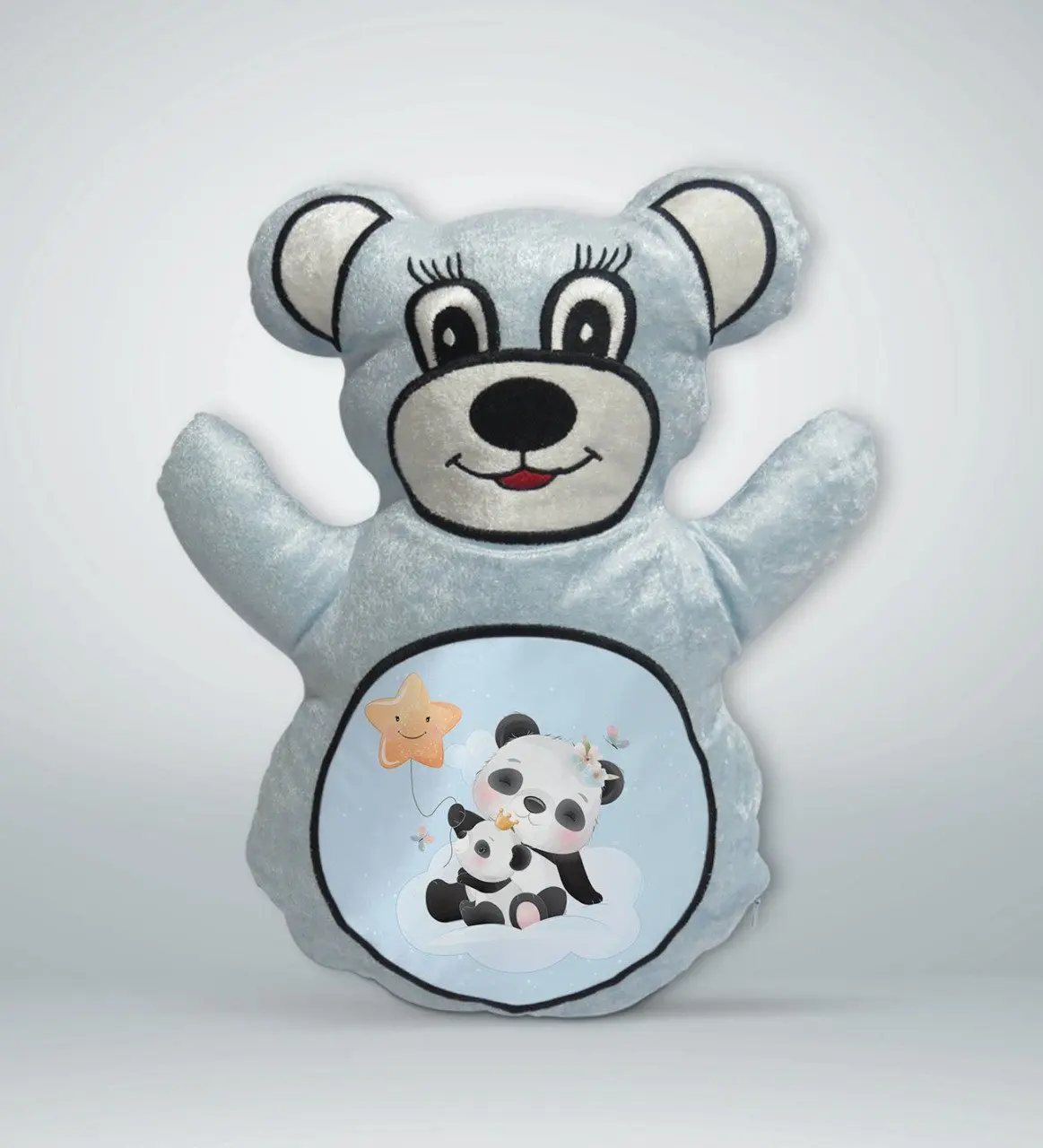 

BK подарок милые панды Дизайн Синий Мишка Тедди yastekk-4