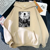 berserk print graphic sweatshirt pullovers harajuku hip hop loose menwomen streetwear hoodie tops oversized autumn fleece cloth