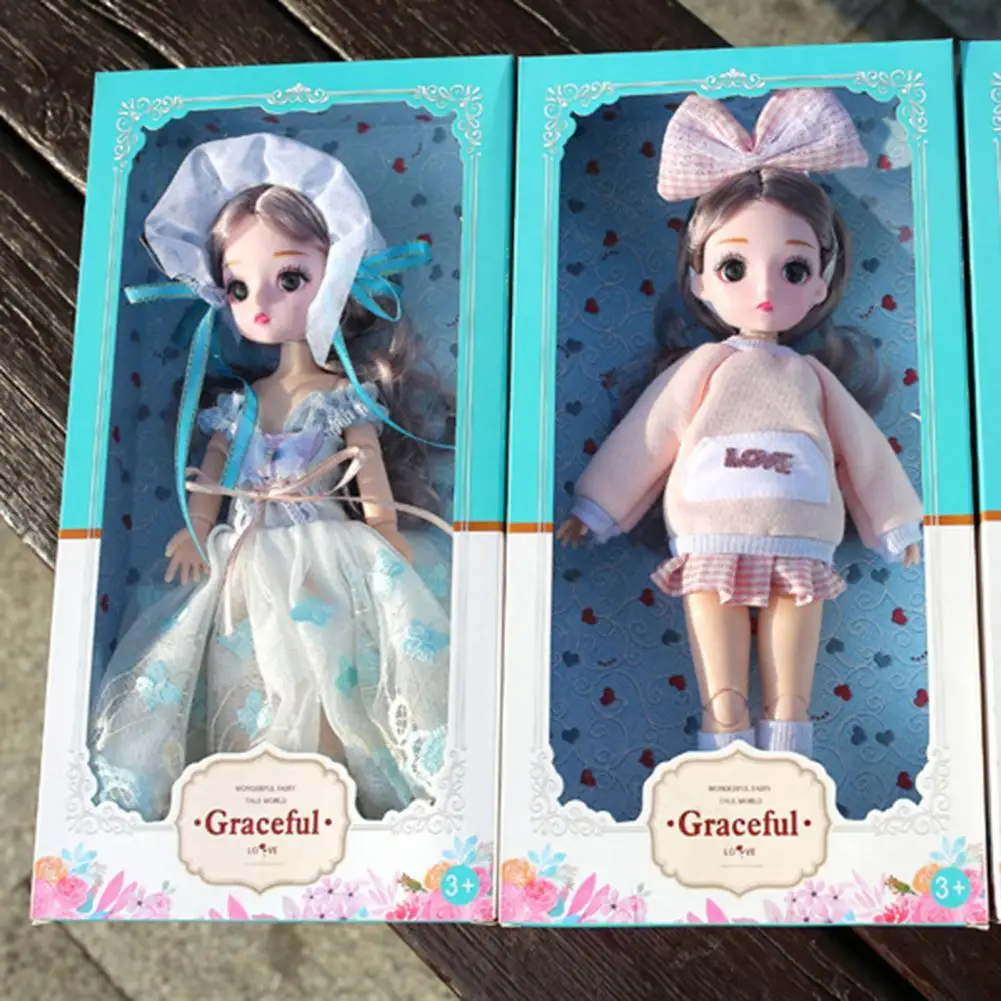

Role Play Loli Toy Cute Doll Toy with Clothes Shoes Hair for Toddles