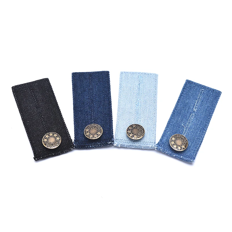 

1pc Unisex Jeans Extension Button Waist Expander Pants Adjustment Waist Button Belt Extension Buckle