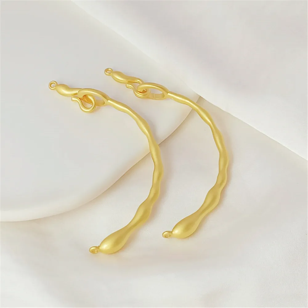 

Старинные золотые аксессуары, гладкая ветка, двойное кольцо, звено, стержень, локоть, браслет ручной работы, «сделай сам», полуготовые ювелирные аксессуары