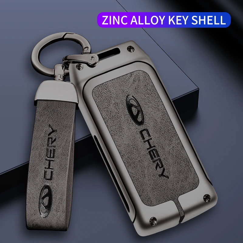 

Zinc Alloy Car Key Cover Case Holder Bag Shell For Chery Tiggo 7 Pro 8 Pro Exeed Tiggo 2 4 3x Arrizo 5 Pro Gx 5x EQ7 Accessories