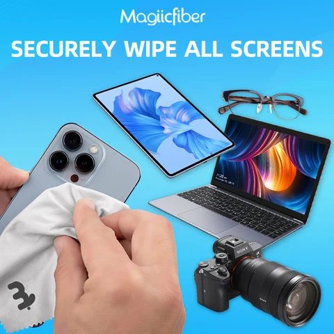 Чистящие салфетки MagiicFiber для экранов и оптики — фото устройства