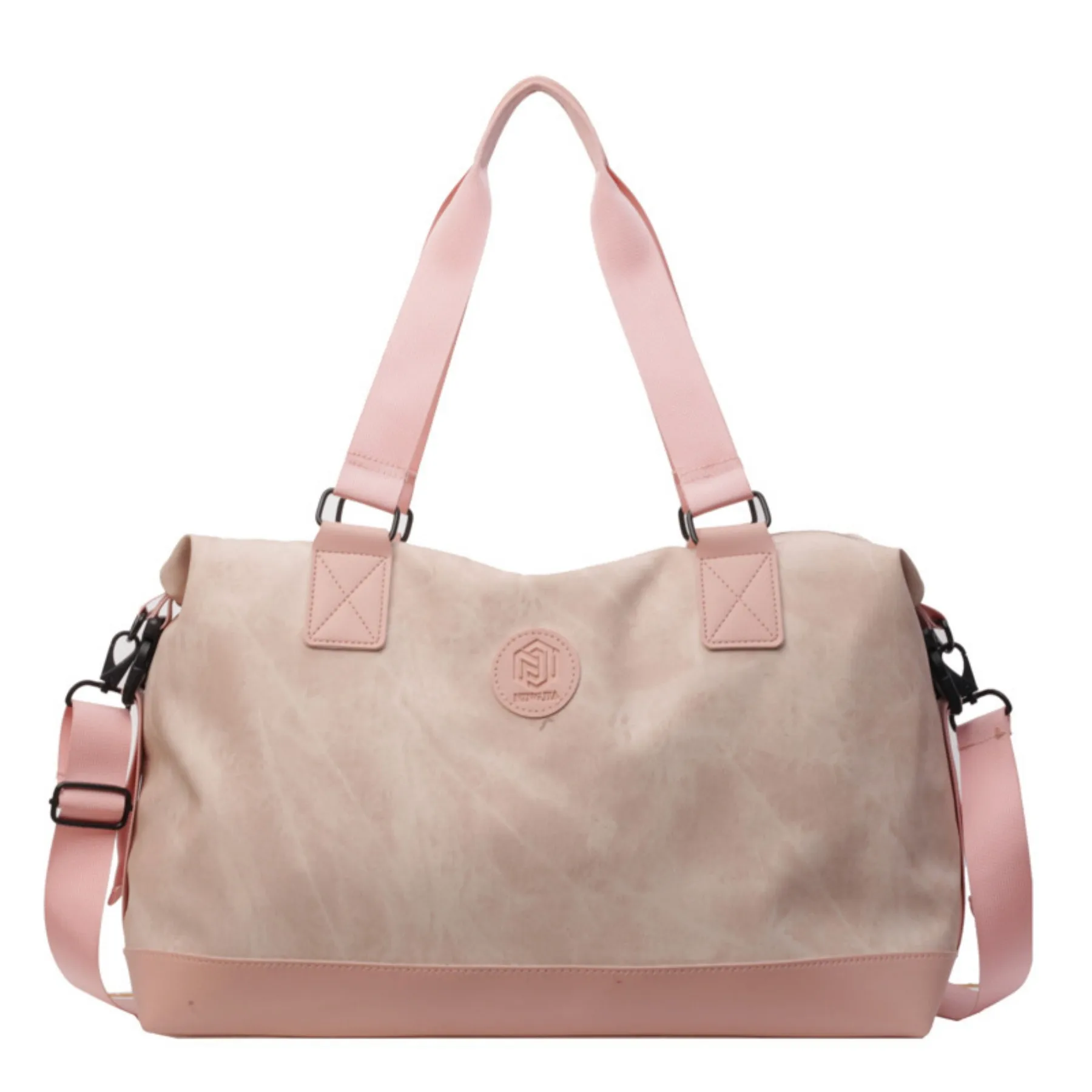 Женская большая сумка для работы дорожная спортивная из искусственной ткани —