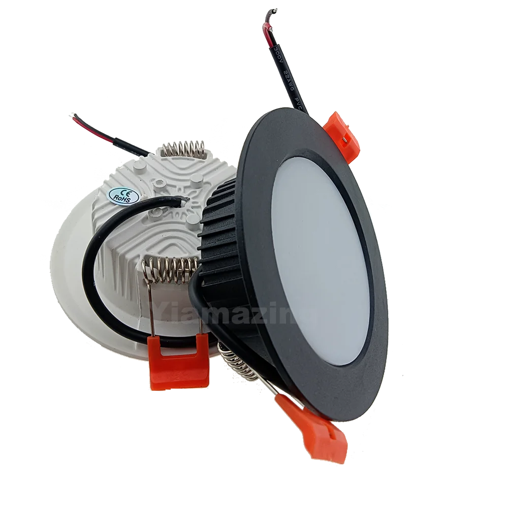 

Smart Changeable 3 Color LED Waterproof IP65 Downlight Dimmable 220V 5W 7W 9W 12W 15W Kitchen Bathroom Ceiling Lamp Spot Light