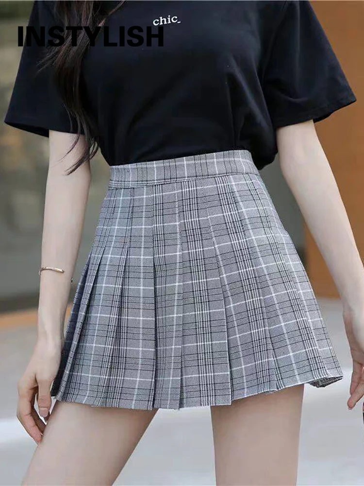 Женская плиссированная юбка трапециевидной формы элегантная винтажная