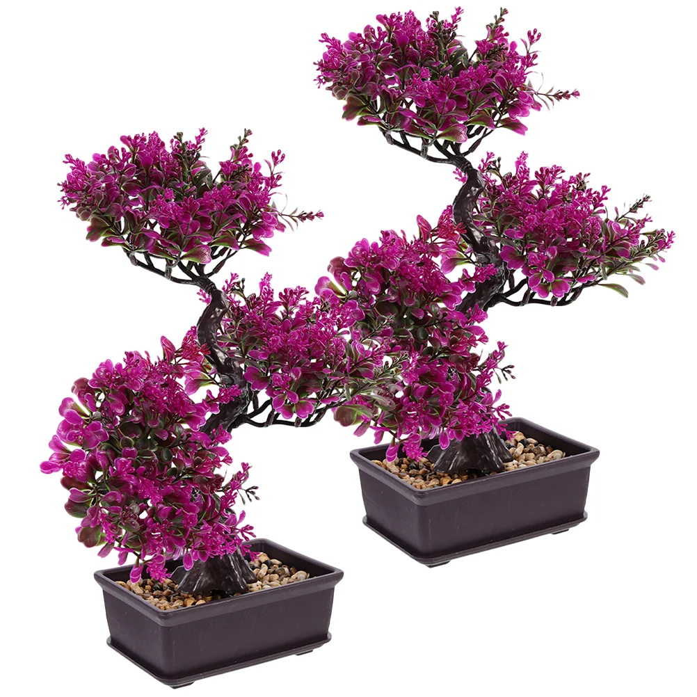 

Bonsai Fake Tree Green Statue Artificial Potted False Ornament Simulation