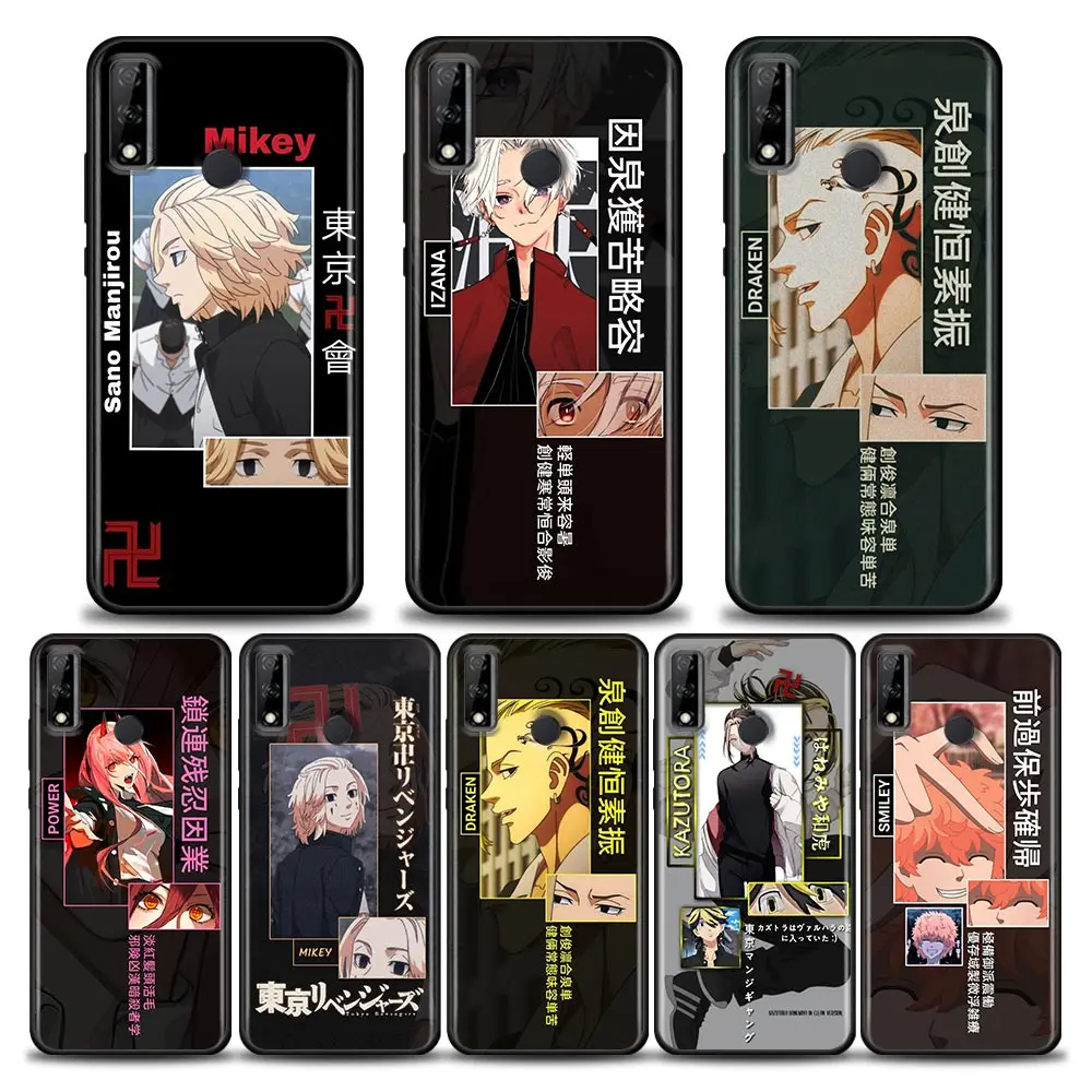 

Phone Case for Huawei Y6 Y7 Y9 2019 Y5p Y6p Y8s Y8p Y9a Y7a Mate 10 20 40 Pro RS Silicone Cover Cartoon Anime Tokyo Revengers