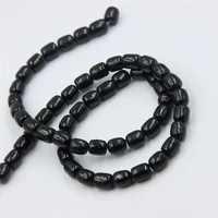 6x7mm short cylindrical branch black coral beads good quality charms for jewelry making diy tribal necklace earrings accessories