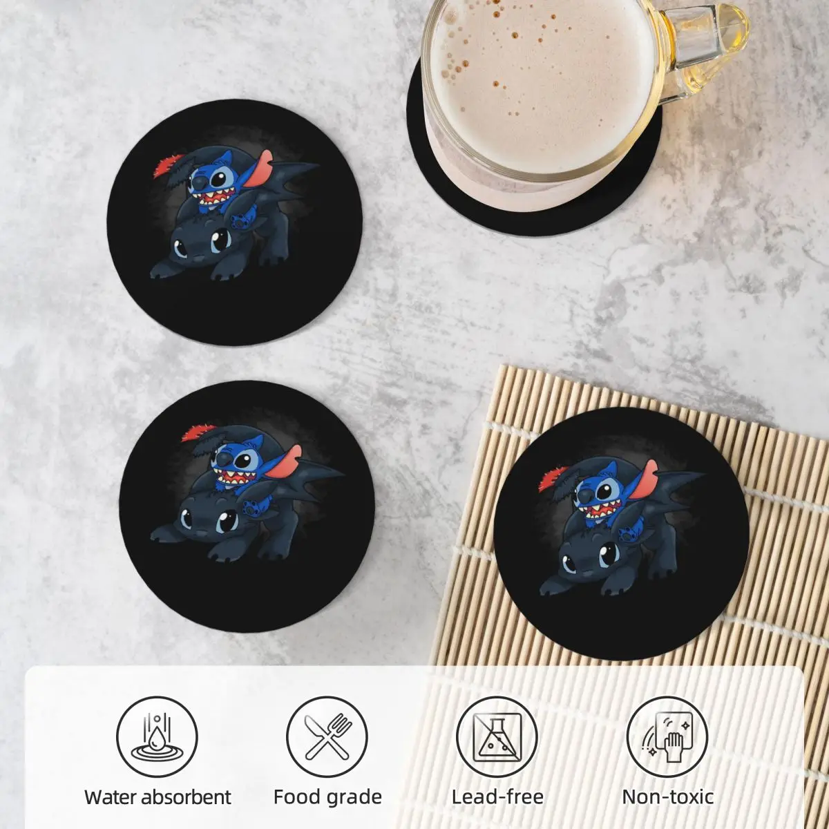 Футболка Stitch Toothless Crossover керамические подставки принадлежности для кухонного